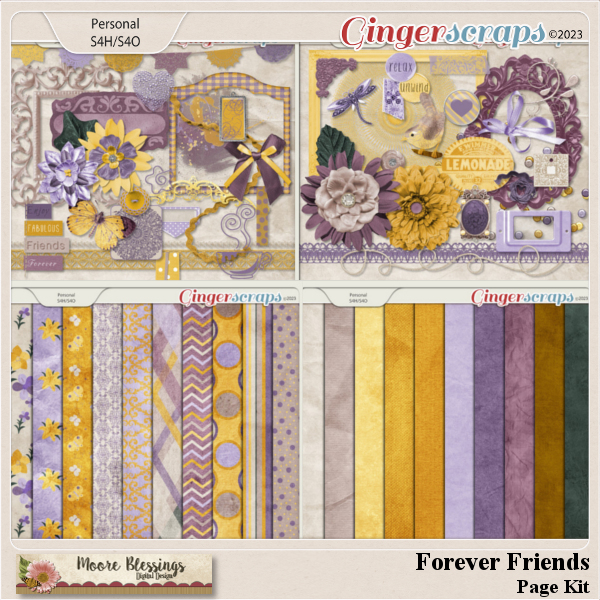 Forever Friends Page Kit by Moore Blessings Digital Design
