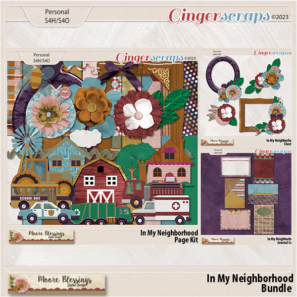 In My Neighborhood Bundle by Moore Blessings Digital Design 