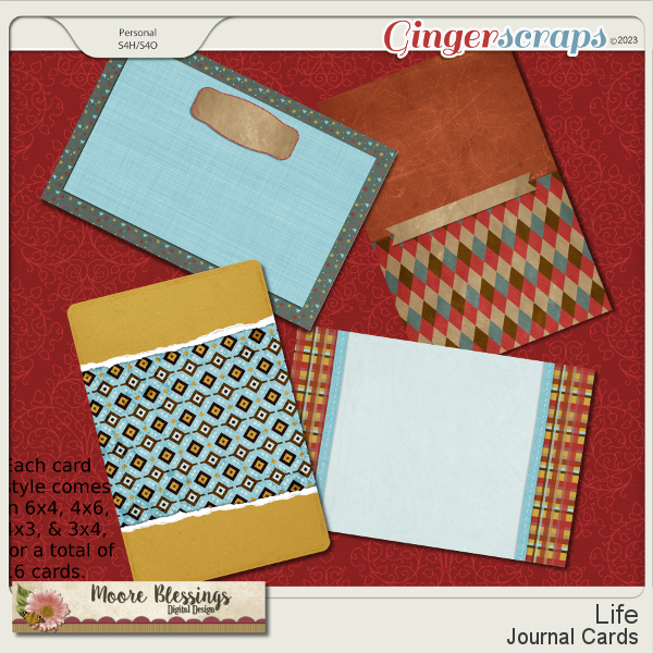 Life Journal Card Pack by Moore Blessings Digital Design 