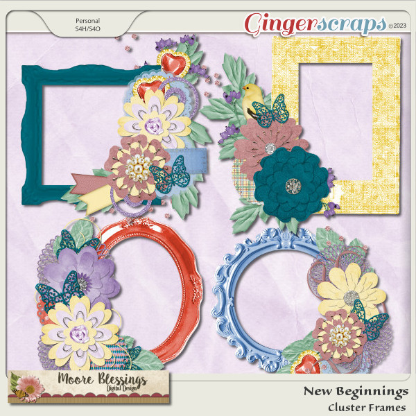 New Beginnings by Cluster Frames Moore Blessings Digital Design 