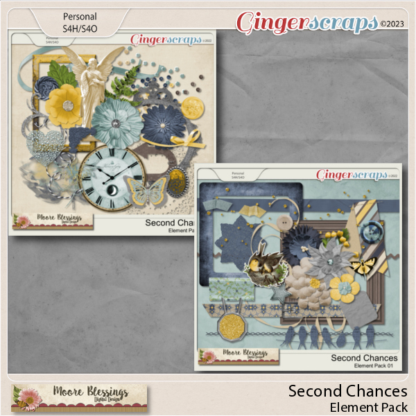 Second Chances Element Pack by Moore Blessings Digital Design