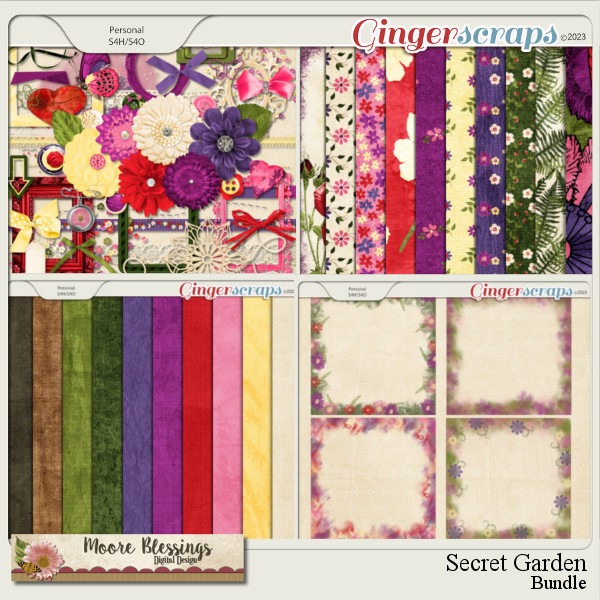 Secret Garden by Moore Blessings Digital Design