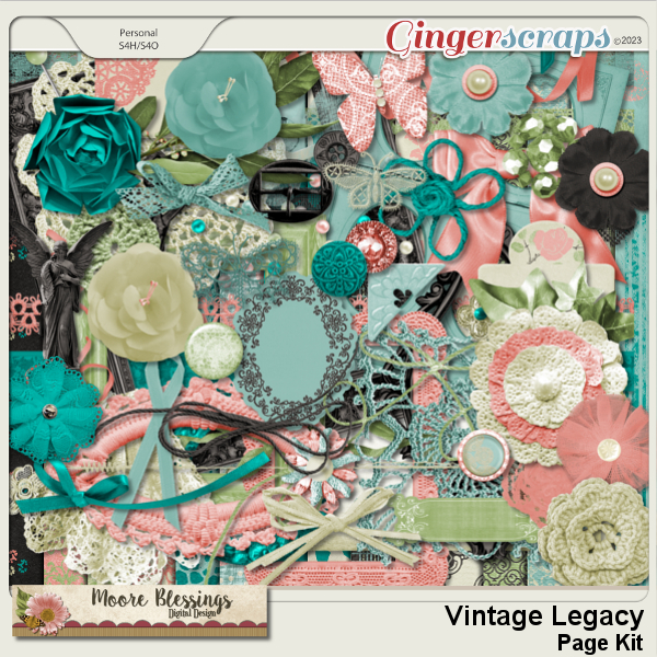 Vintage Legacy Page Kit by Moore Blessings