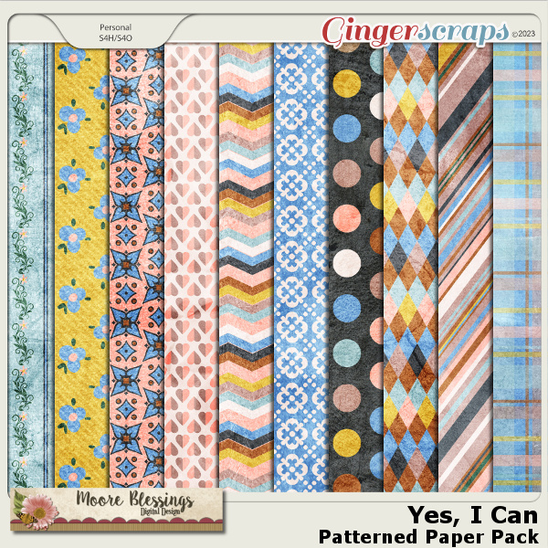 Yes, I Can Paper Pack by Moore Blessings Digital Design 