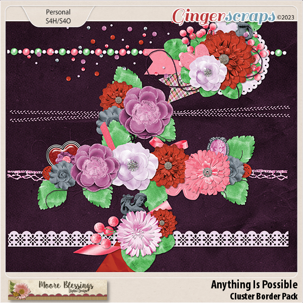 Anything Is Possible Cluster Borders by Moore Blessings Digital Design 