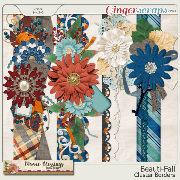 Beauti-Fall Border Pack by Moore Blessings Digital Design 
