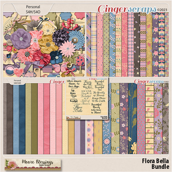 Flora Bella Bundle by Moore Blessings Digital Design 
