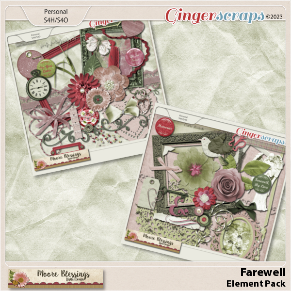 Farewell Element Pack  by Moore Blessings Digital Design