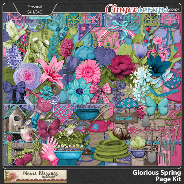 Glorious Spring Page Kit by Moore Blessings Digital Design