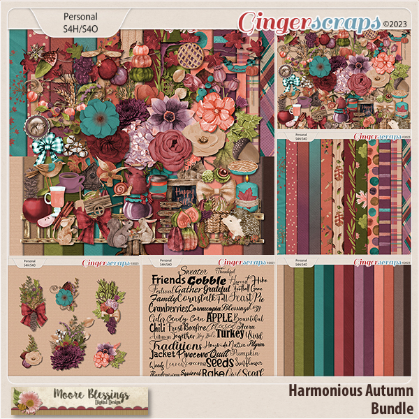 Harmonious Autumn Bundle by Moore Blessings Digital Design