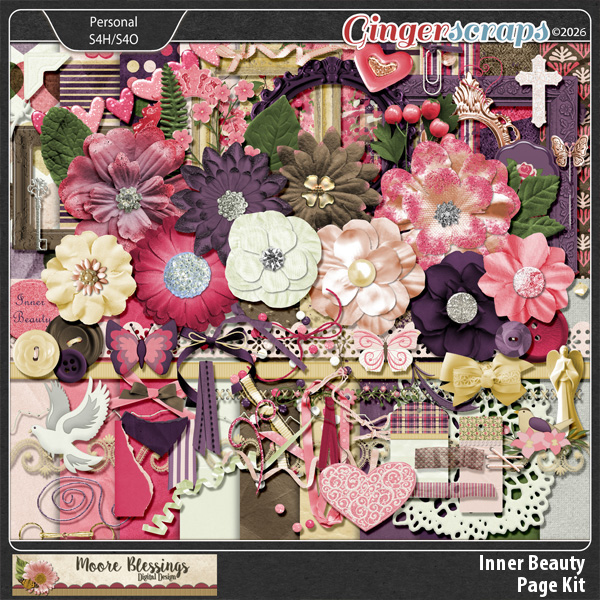 Inner Beauty Page Kit by Moore Blessings Digital Design