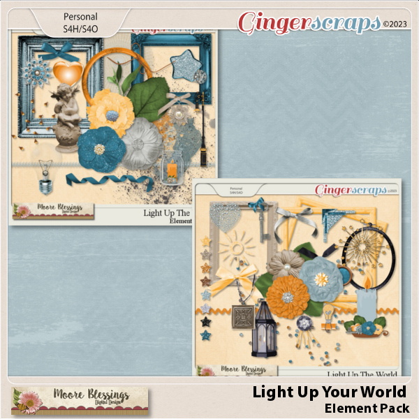 Light Up Your World Element Pack by Moore Blessings Digital Design 