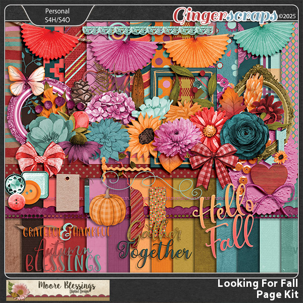 Looking For Fall Page Kit by Moore Blessings Digital Design
