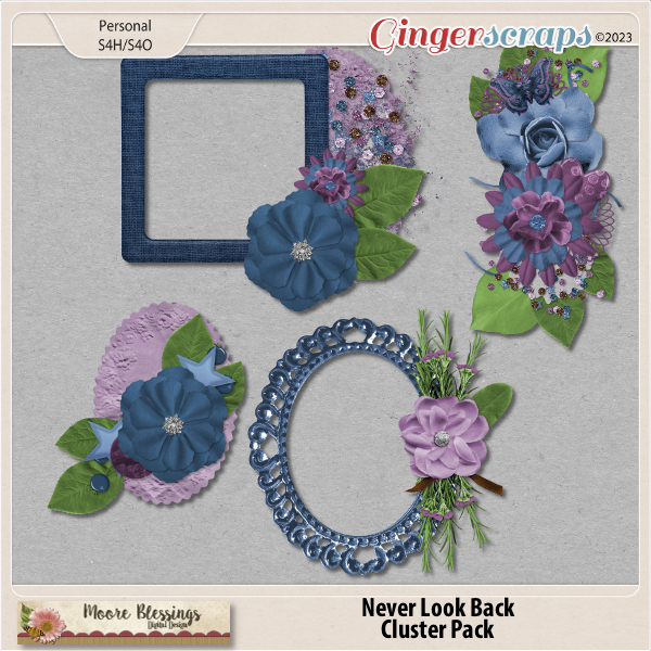 Never Look Back Cluster Pack by Moore Blessings Digital Design