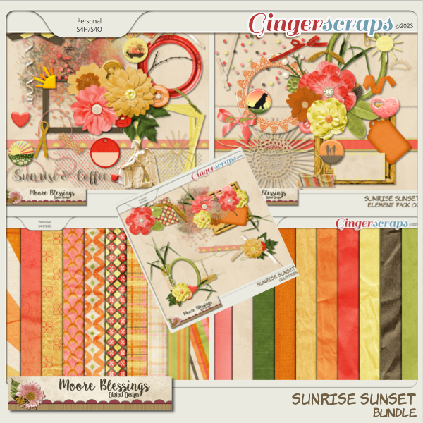 Sunrise Sunset Bundle by Moore Blessings Digital Design 