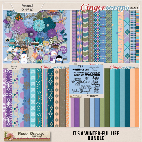 It's a Winter-ful Life Bundle by Moore Blessings Digital Design  