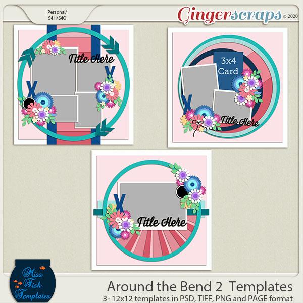 Around the Bend 2 Templates by Miss Fish