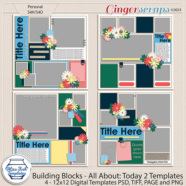 Building Blocks - All About: Today 2 Templates by Miss Fish