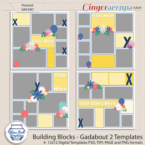 Building Blocks - Gadabout 2 Templates by Miss Fish