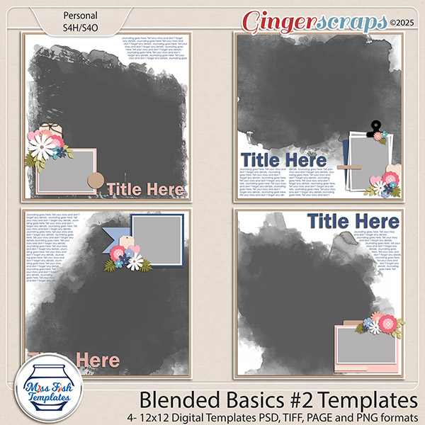 Blended Basics #2 Templates by Miss Fish