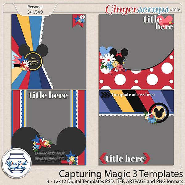Capturing Magic 3 Templates by Miss Fish