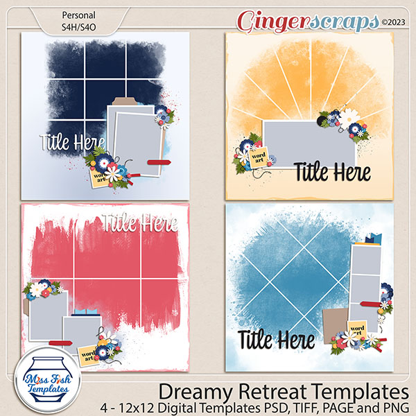 Dreamy Retreat Templates by Miss Fish