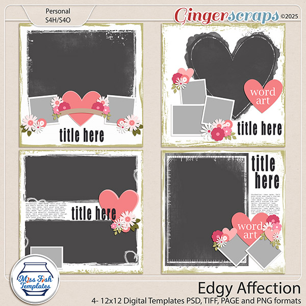 Edgy Affection Templates by Miss Fish