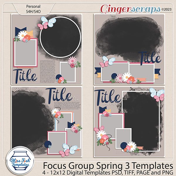 Focus Group Spring #3 Template by Miss Fish