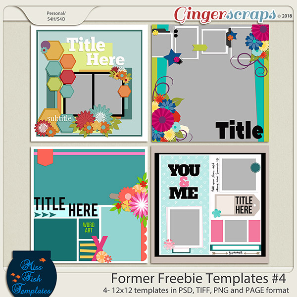 Former Freebies Templates #4 by Miss Fish Templates