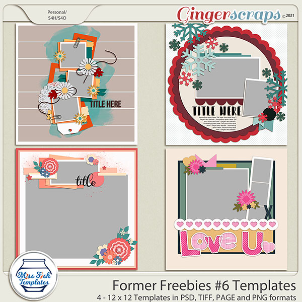 Former Freebies Templates #6 by Miss Fish Templates