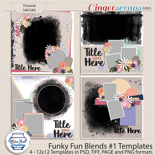 Funky Fun Blends Templates by Miss Fish