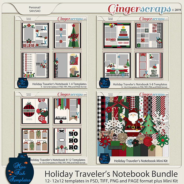 Travelers Notebook Holiday Bundle by Miss Fish