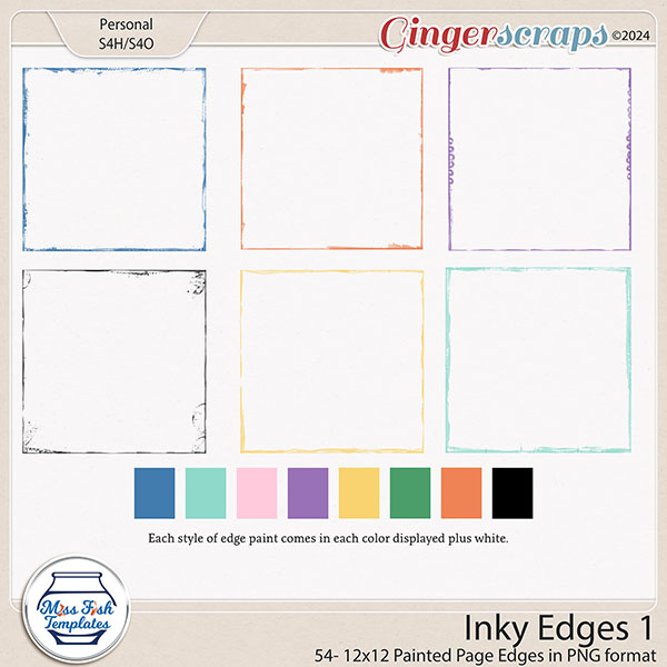 Inky Edges by Miss Fish