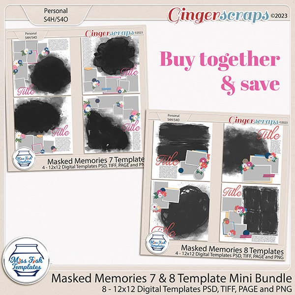 Masked Memories 7-8 Mini Bundle by Miss Fish  