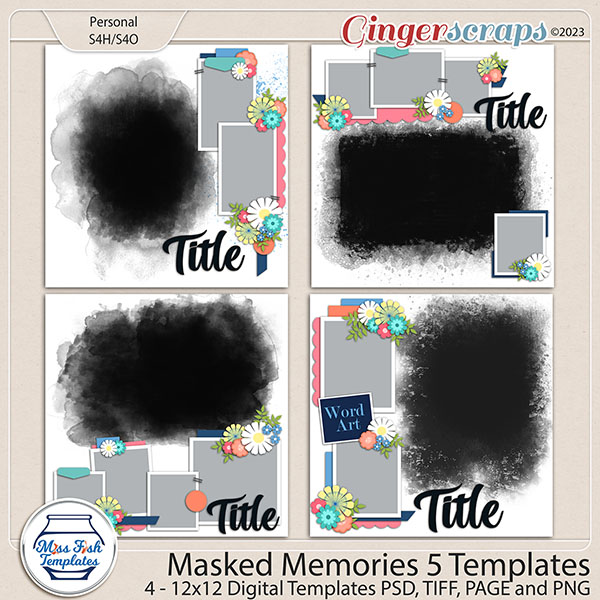 Masked Memories #5 Templates Miss Fish