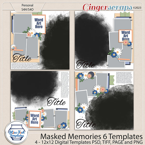 Masked Memories #6 Templates Miss Fish