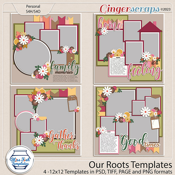 Our Roots Templates by Miss Fish