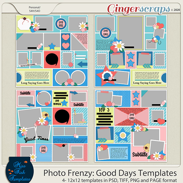 Photo Frenzy: Good Day Templates by Miss Fish