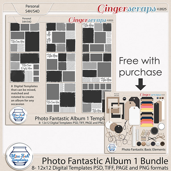 Photo Fantastic Album 1 Bundle by Miss Fish