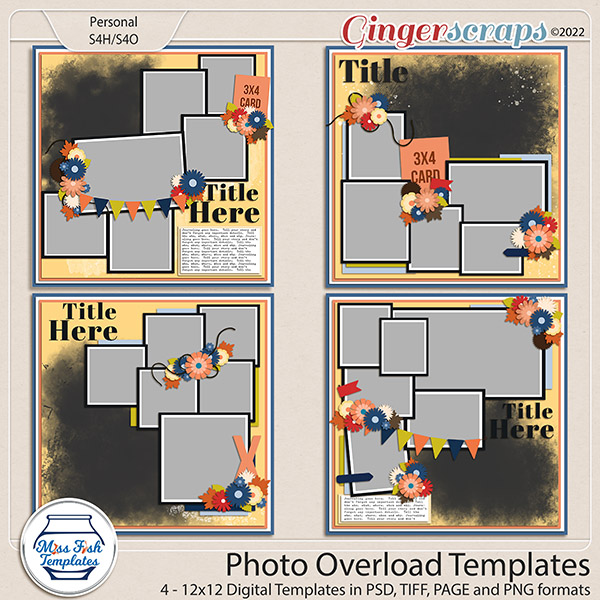 Photo Overload Templates by Miss Fish 