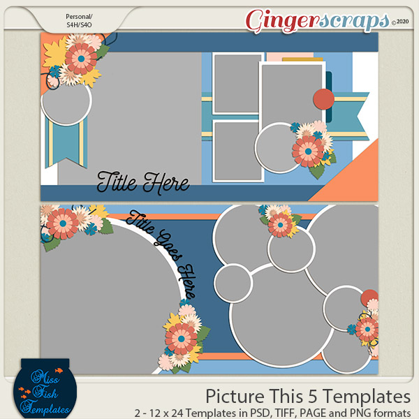 Picture This 5 Templates by Miss Fish