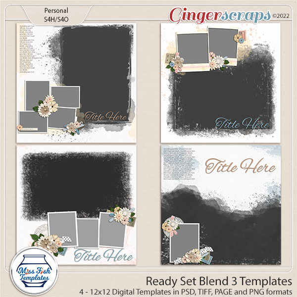 Ready Set Blend 3 Templates by Miss Fish