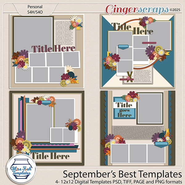 September's Best Templates by Miss Fish