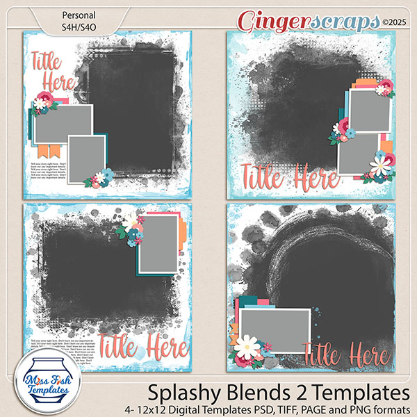 Splashy Blends 2 Templates by Miss Fish
