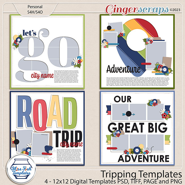 Tripping Templates by Miss Fish