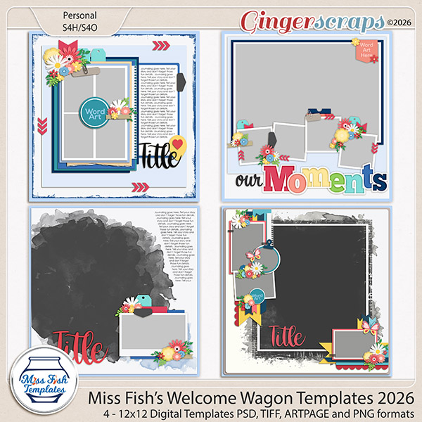 Miss Fish's Welcome Wagon Templates 2026