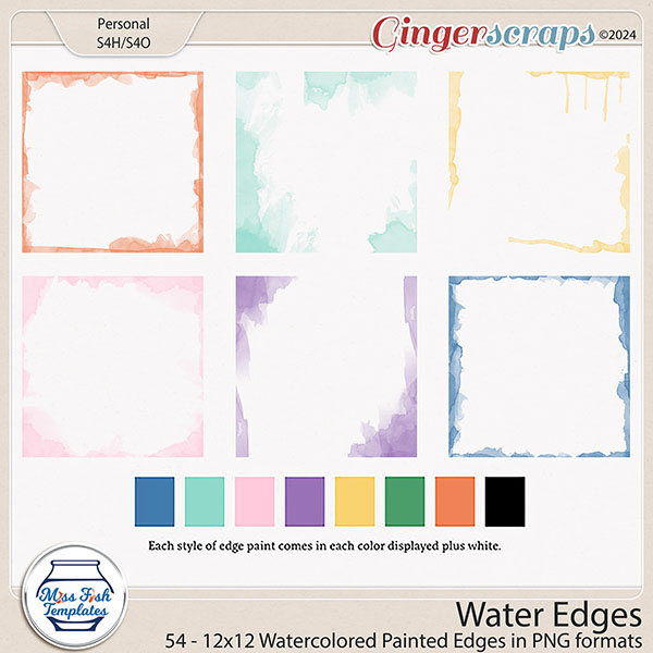 Watery Edges by Miss Fish