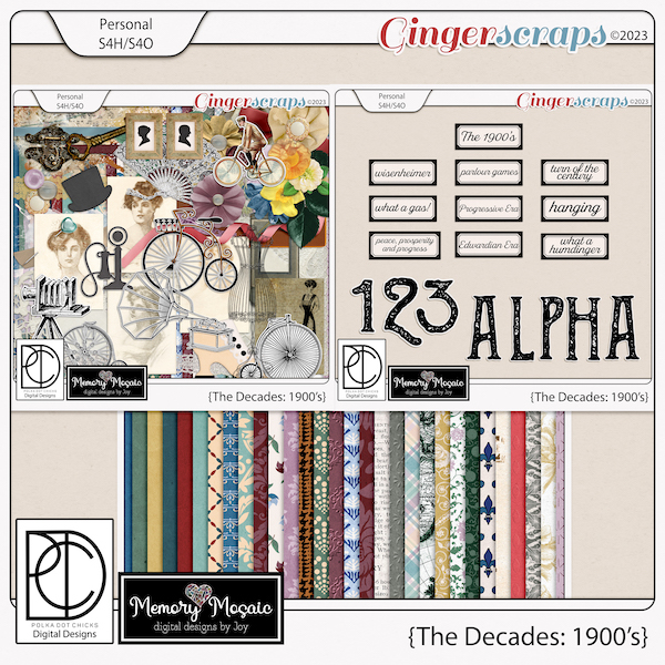 The Decades: 1900's by Memory Mosaic and Polka Dot Chicks