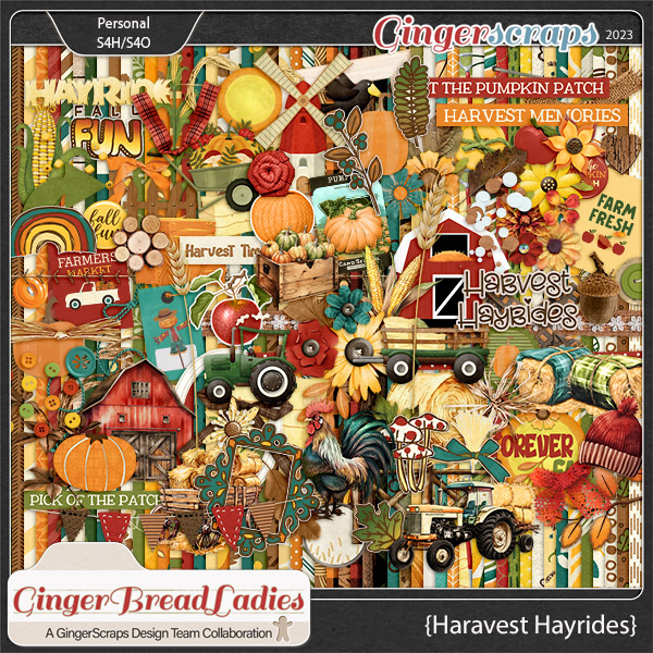 GingerBread Ladies Monthly Mix: Harvest Hayrides