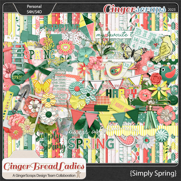 GingerBread Ladies Monthly Mix: Simply Spring